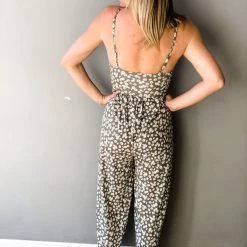 Audrey 3+1 Clothing Dancing In Daisies Crop Jumpsuit