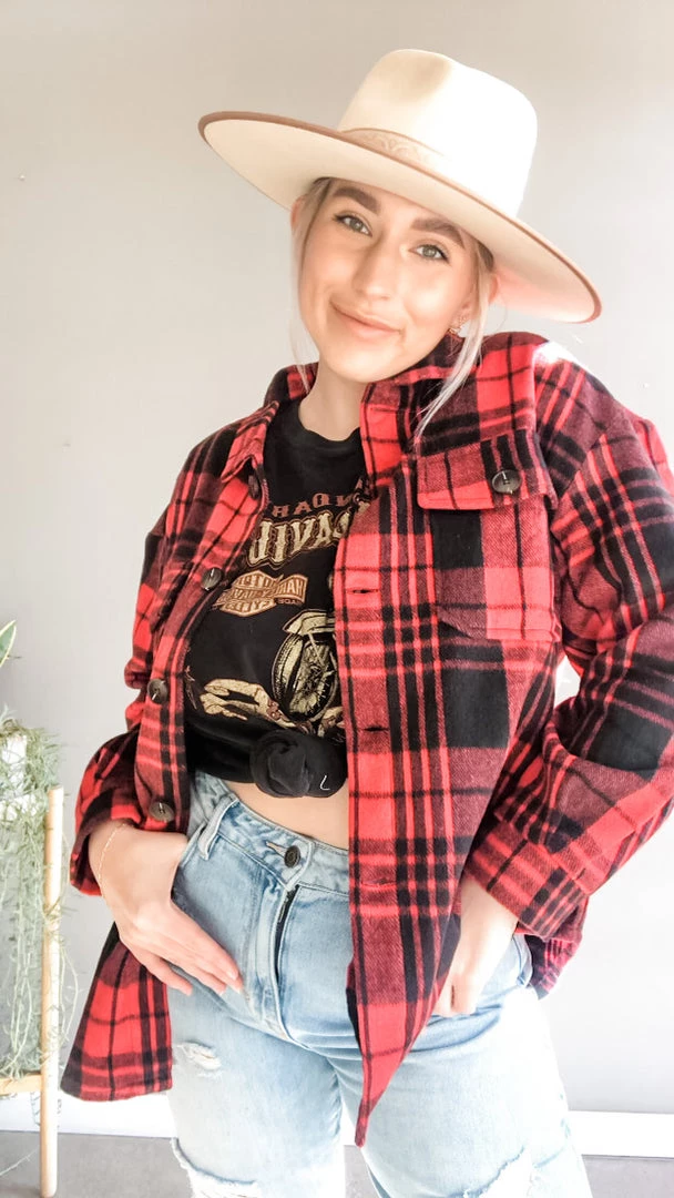 Trend Notes Bad Guy Plaid Oversized Jacket Clothing 2 Trend Notes Bad Guy Plaid Oversized Jacket Clothing