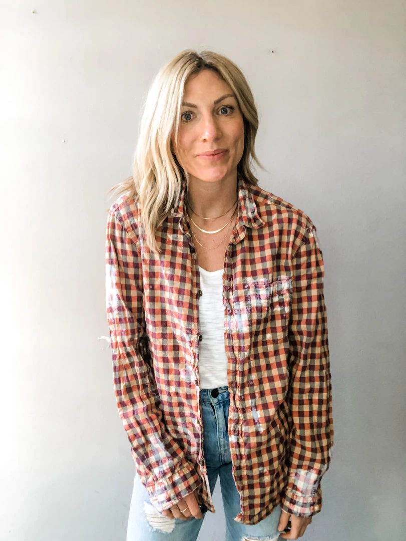 Envy Upcycle Clothing John Lennon Vintage Tee Flannel 2 Envy Upcycle Clothing John Lennon Vintage Tee Flannel