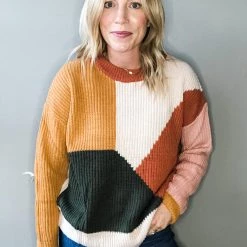 Hem & Thread Clothing Color My Block Knit Sweater