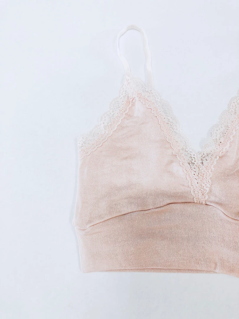 Z Supply Clothing Rose Lacie Bralette 4 Z Supply Clothing Rose Lacie Bralette