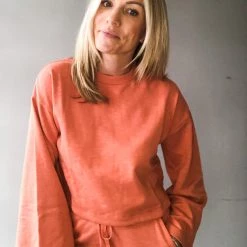 Amuse Society Clothing Mila Fleece Knit Top