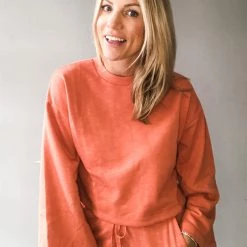 Amuse Society Clothing Mila Fleece Knit Top