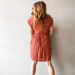 Wishlist Sippin Cider Smocked Mini Dress Clothing