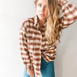 Peach Love California Clothing Weekend Wanderer Button Down