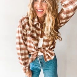 Peach Love California Clothing Weekend Wanderer Button Down