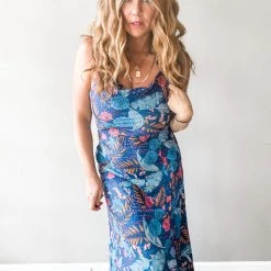 XIX Palms Pupukea Ruffle Midi Clothing