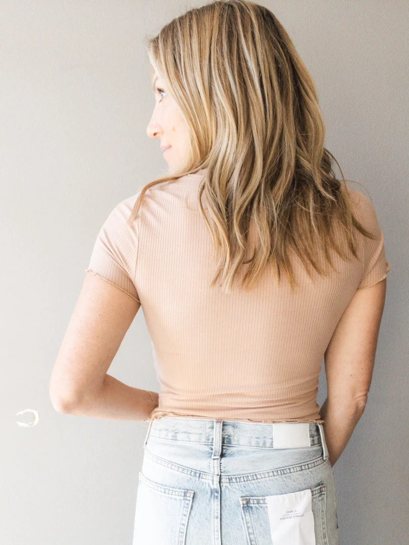 Audrey 3+1 Simple But Sweet Rib Baby Tee 11 Audrey 3+1 Simple But Sweet Rib Baby Tee