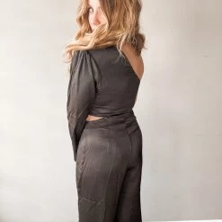 Lush Clothing Sale Disco Fever Satin Jumpsuit