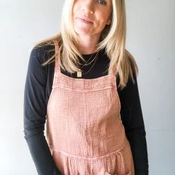 Labiz Morning Haze Cotton Overalls Clothing