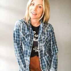 Envy Upcycle Dodgers Vintage Flannel - LA Love Clothing