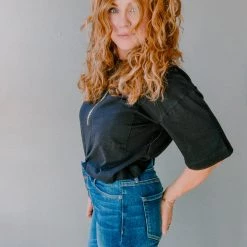 Hidden High Rise Button Fly Skinny