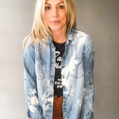 Envy Upcycle Journey Vintage Band Tee Flannel