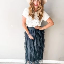 Mable Clothing Wild Nights Midi Skirt