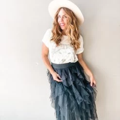 Mable Clothing Wild Nights Midi Skirt