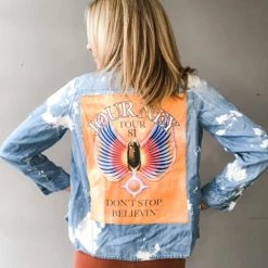 Envy Upcycle Journey Vintage Band Tee Flannel