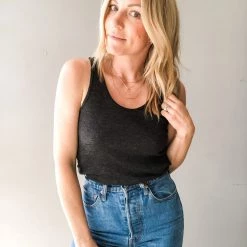 Clothing Project Social T Toko Textured Rib Tank