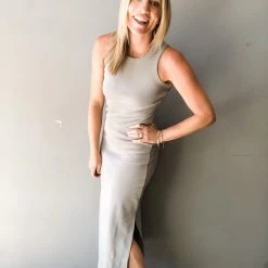 Mable Nightcap Ribbed Midi Dress