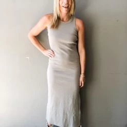 Mable Nightcap Ribbed Midi Dress