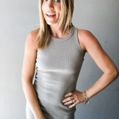 Mable Nightcap Ribbed Midi Dress