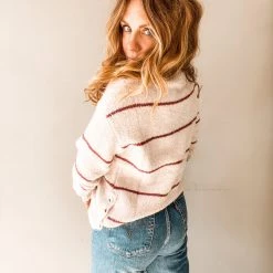 Lush Clothing Higher Love Striped Sweater