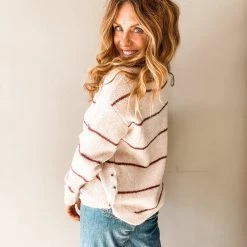 Lush Clothing Higher Love Striped Sweater