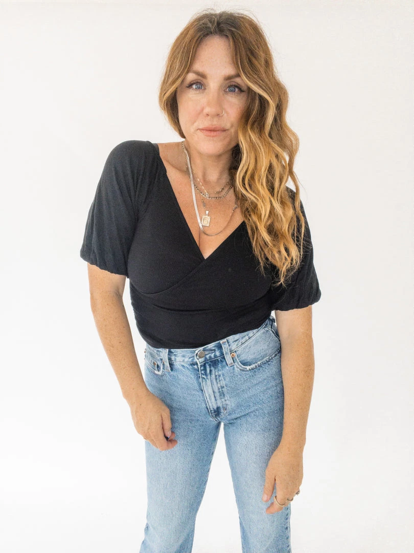 New Arrivals Project Social T Out And About Bubble Sleeve Rib Tee 8 New Arrivals Project Social T Out And About Bubble Sleeve Rib Tee