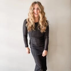 Lush Clothing Don’t Get Twisted Midi Dress