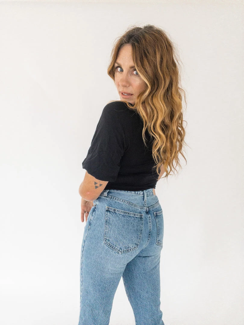 New Arrivals Project Social T Out And About Bubble Sleeve Rib Tee 3 New Arrivals Project Social T Out And About Bubble Sleeve Rib Tee