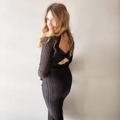 Lush Clothing Don’t Get Twisted Midi Dress