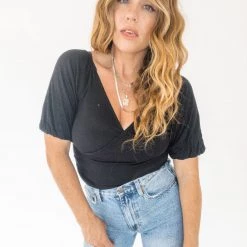 New Arrivals Project Social T Out And About Bubble Sleeve Rib Tee 12 New Arrivals Project Social T Out And About Bubble Sleeve Rib Tee