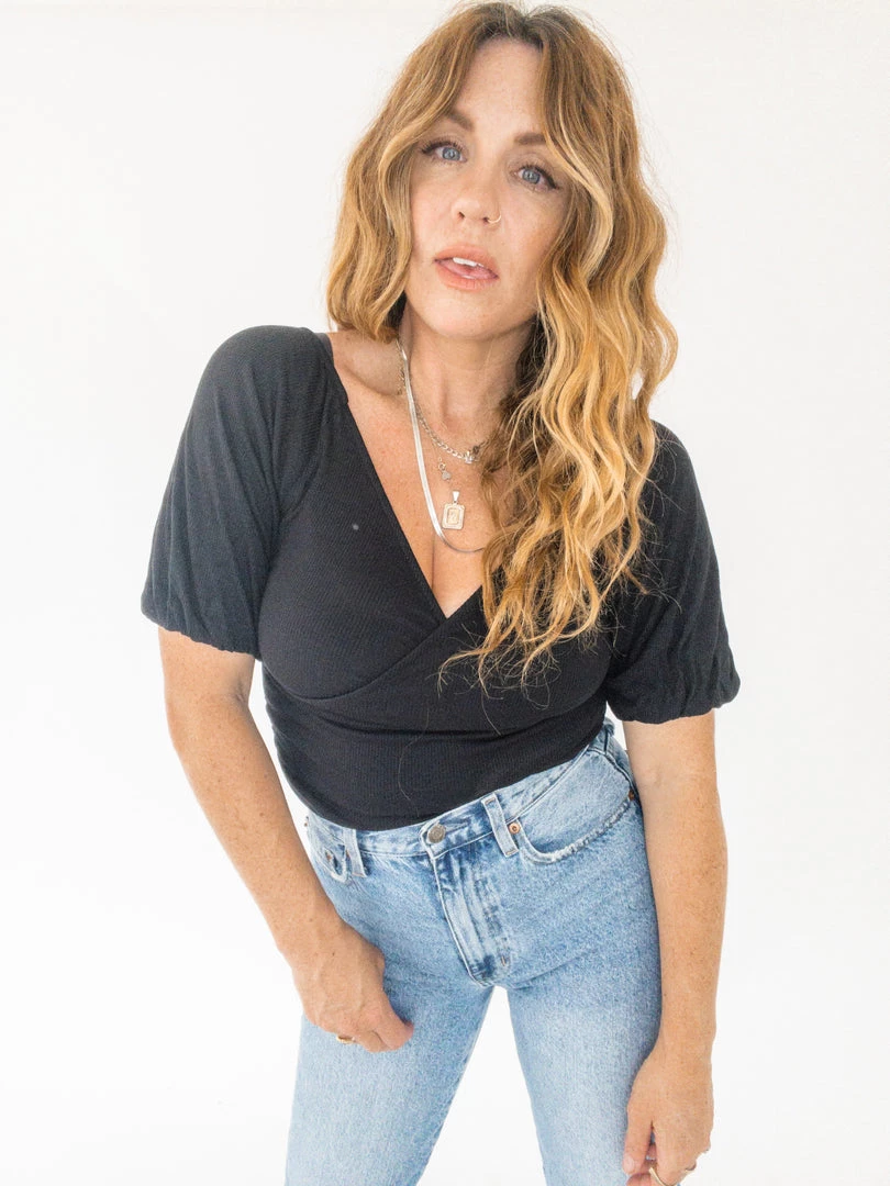 New Arrivals Project Social T Out And About Bubble Sleeve Rib Tee 5 New Arrivals Project Social T Out And About Bubble Sleeve Rib Tee