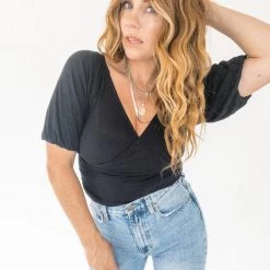 New Arrivals Project Social T Out And About Bubble Sleeve Rib Tee 11 New Arrivals Project Social T Out And About Bubble Sleeve Rib Tee