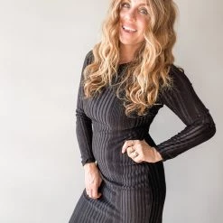 Lush Clothing Don’t Get Twisted Midi Dress