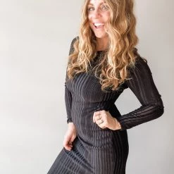 Lush Clothing Don’t Get Twisted Midi Dress