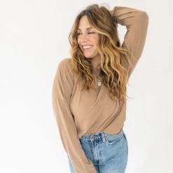 Project Social T Stay Cool Ruched Long Sleeve