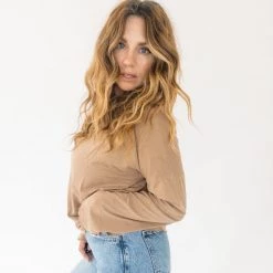 Project Social T Stay Cool Ruched Long Sleeve