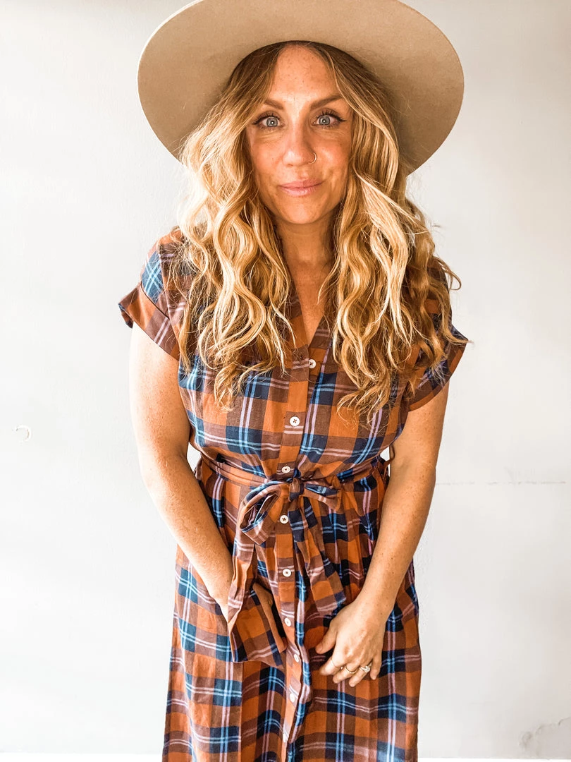 Trend Notes Clothing Checkmate Midi Dress 2 Trend Notes Clothing Checkmate Midi Dress