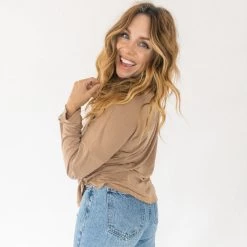 Project Social T Stay Cool Ruched Long Sleeve