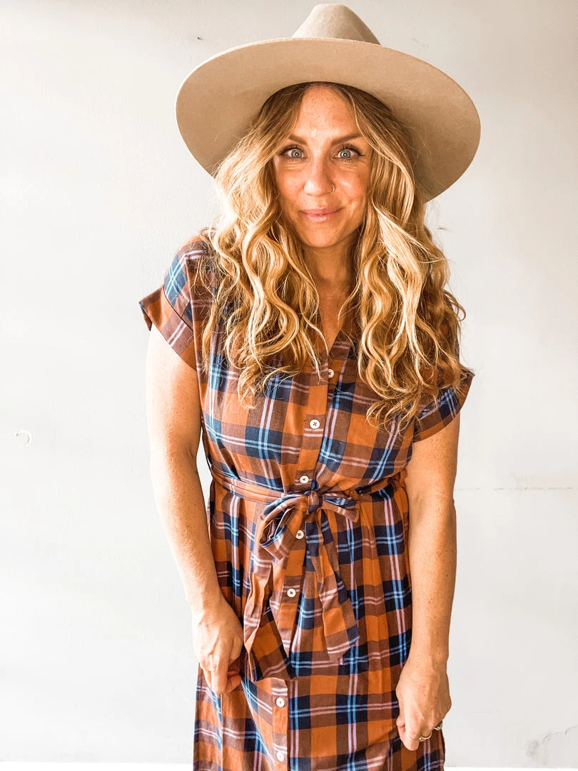 Trend Notes Clothing Checkmate Midi Dress 1 Trend Notes Clothing Checkmate Midi Dress