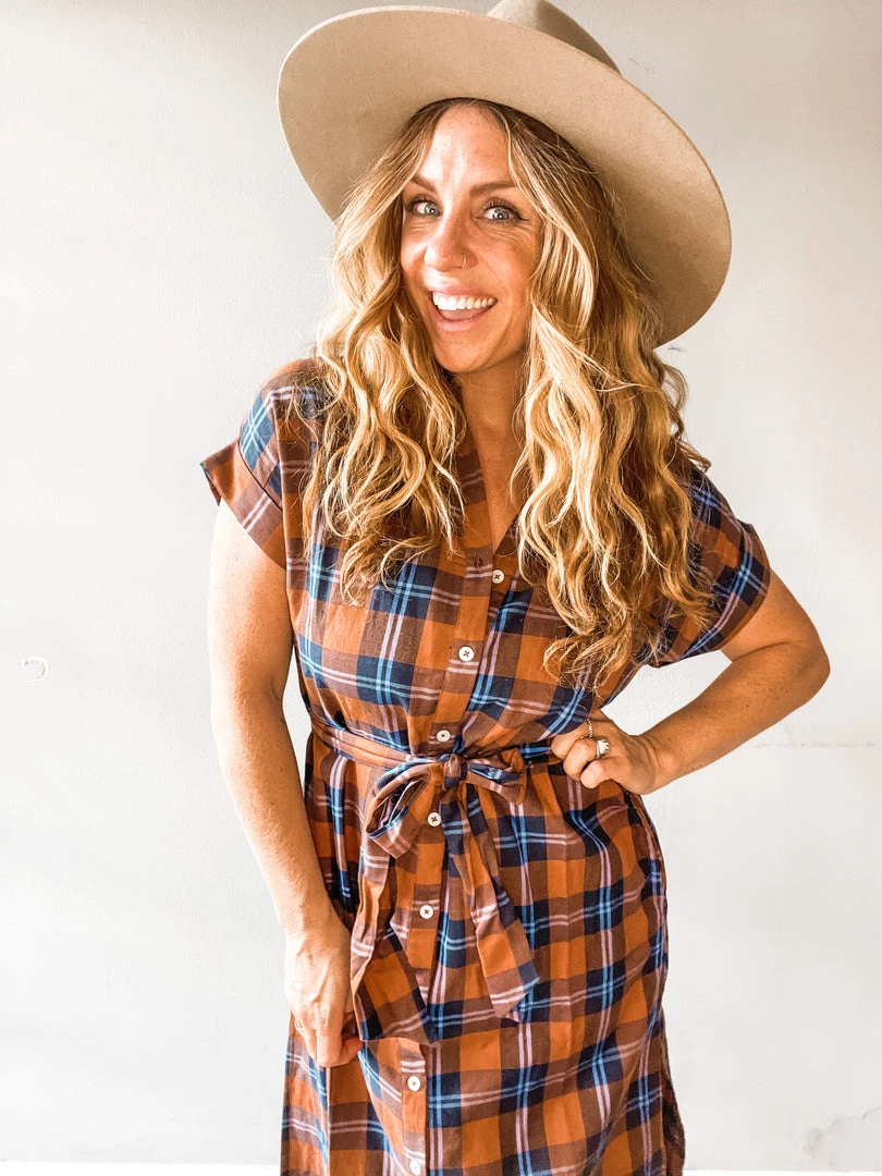 Trend Notes Clothing Checkmate Midi Dress 4 Trend Notes Clothing Checkmate Midi Dress