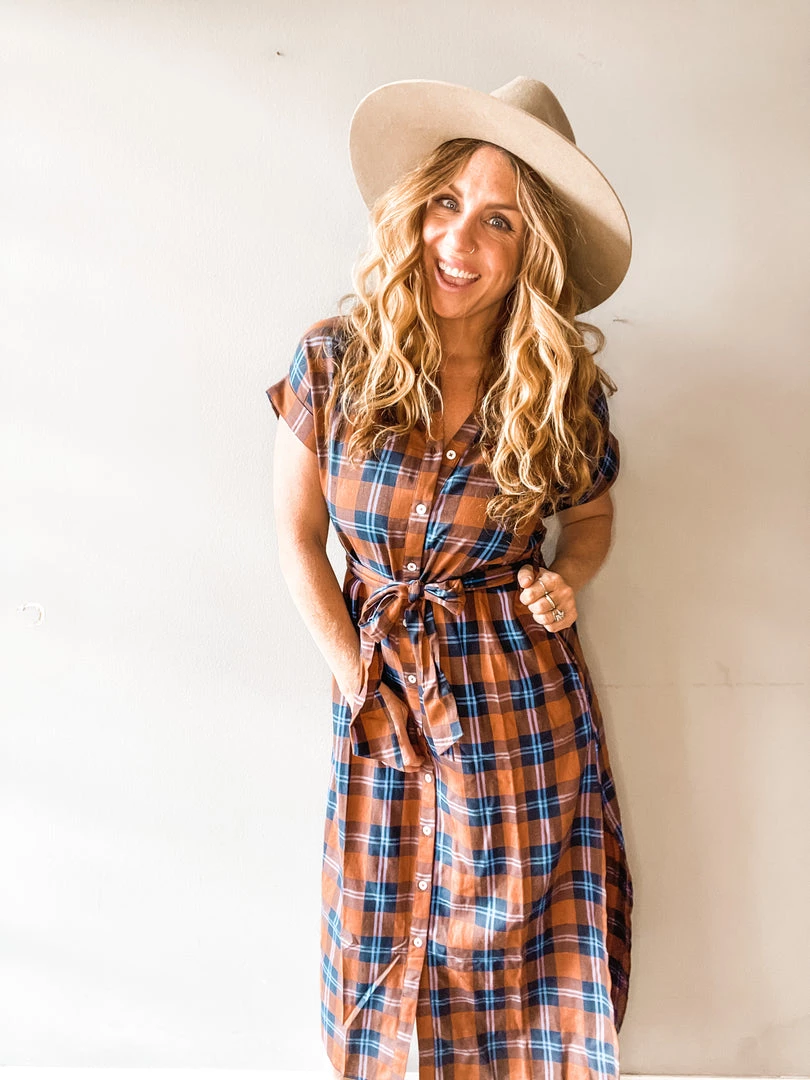 Trend Notes Clothing Checkmate Midi Dress 3 Trend Notes Clothing Checkmate Midi Dress