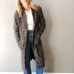 Lush Clothing Street Strollin Plaid Coat 12 Lush Clothing Street Strollin Plaid Coat