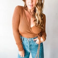 Audrey 3+1 That's A Wrap Bodysuit Clothing