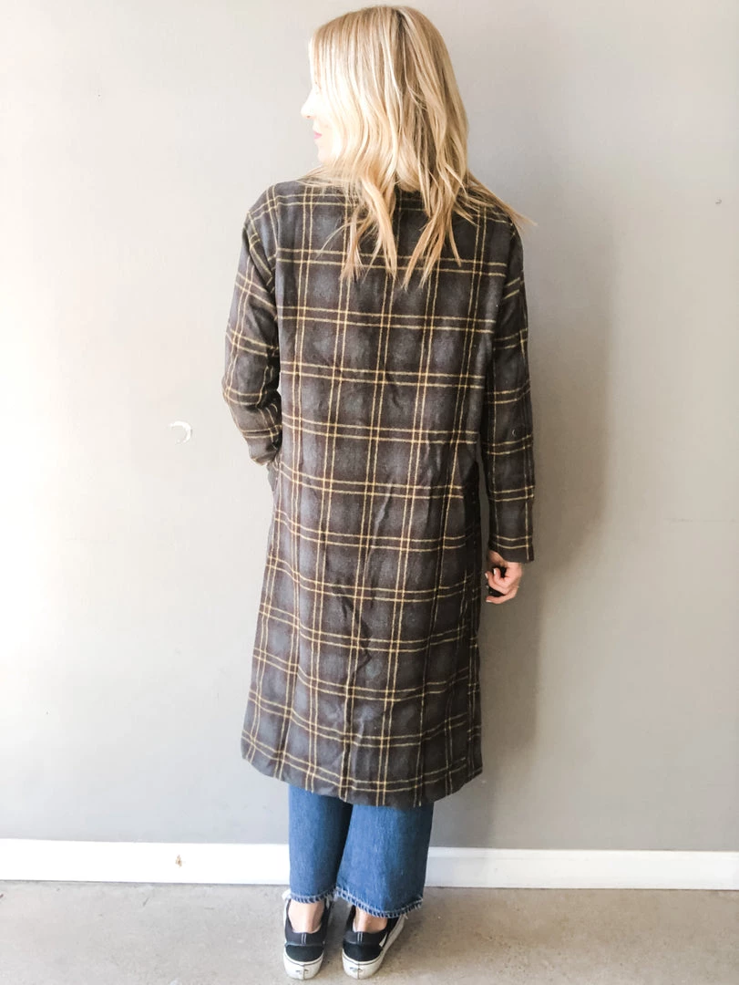 Lush Clothing Street Strollin Plaid Coat 7 Lush Clothing Street Strollin Plaid Coat