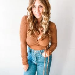 Audrey 3+1 That's A Wrap Bodysuit Clothing