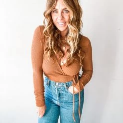 Audrey 3+1 That's A Wrap Bodysuit Clothing