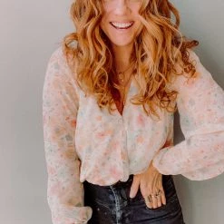 Lush Clothing Spring Fling Bodysuit