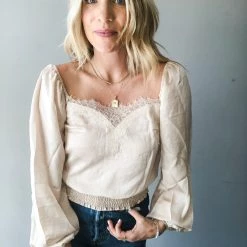 Lush Clothing See You Satin Top