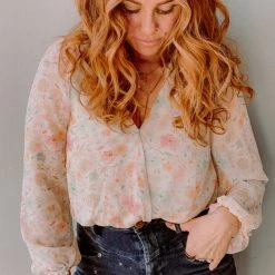 Lush Clothing Spring Fling Bodysuit